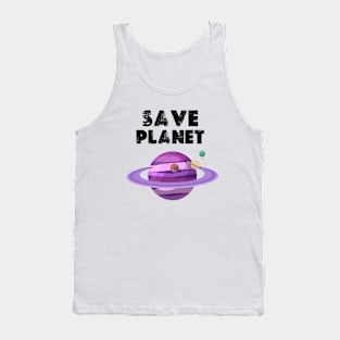 happy earth day 2024 SAVE PLANET Tank Top